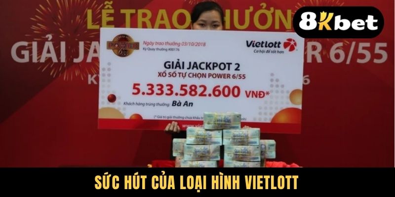 Sức hút của loại hình Vietlott
